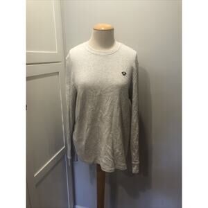 True Religion shirt Size XL gray thermal long‎ sleeve
